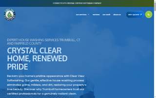 Clear View Softwashing website