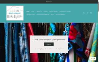 Cloud Nine Designer Consignments website
