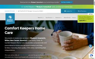 Comfort Keepers of Westport website