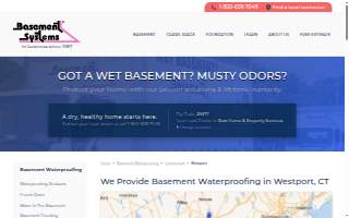 Connecticut Basement Systems of Westport website