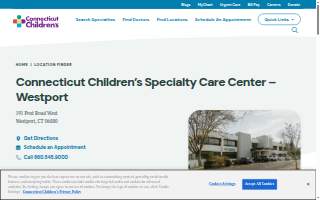 Connecticut Children's Specialty Care Center - Westport website