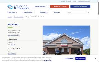 Connecticut Orthopaedics of Westport website