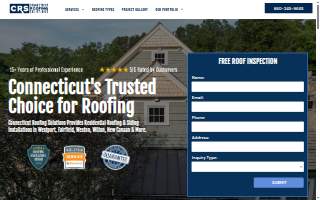 Connecticut Roofing Solutions of Westport website