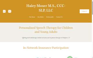 Haley Moser M.S., CCC-SLP, LLC website