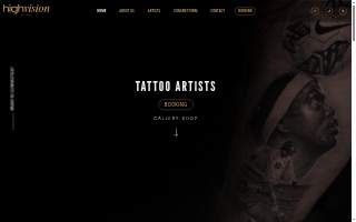 High Vision Gallery website