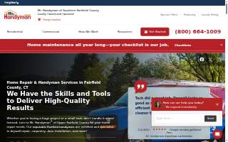 Mr. Handyman of Upper Fairfield County website