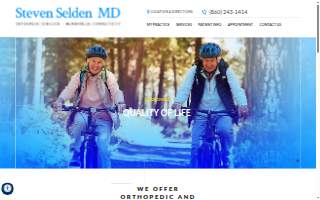 OrthoConnecticut Coastal Orthopedics website