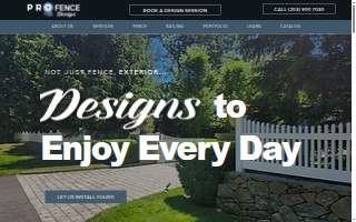 Pro Fence Design of Stratford website