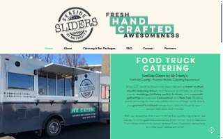 Seaside Sliders Food Truck & Mobile Catering website