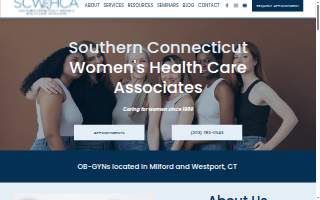 Southern Connecticut Women's Health Care Associates (SCWHCA) website