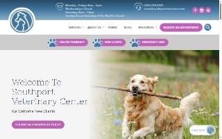 Southport Veterinary Center website
