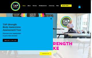 TAP Strength website