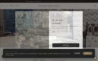Westport Carpets and Rugs website
