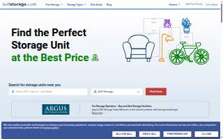 Cheep Cheep Self Storage website