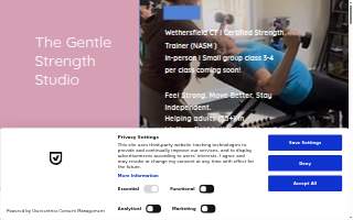 Gentle Strength Studio LLC website