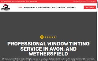 Incognito Tints of Wethersfield website