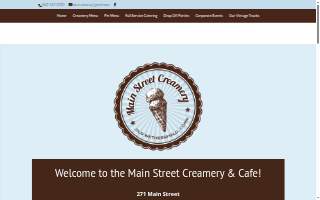 Main Street Creamery & Cafe website