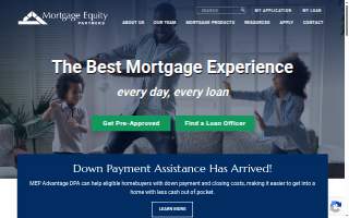 Mortgage Equity Partners website