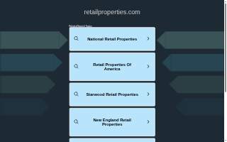 New England Retail Properties website