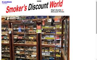 Smokers Discount World website