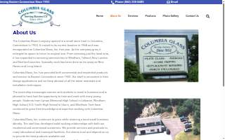 Columbia Glass Inc website