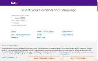 FedEx OnSite website