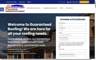 Guaranteed Roofing website