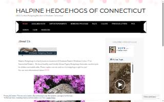 Halpine Hedgehogs website