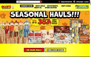 Ollie's Bargain Outlet website
