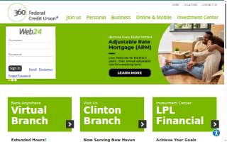 360 Federal Credit Union website