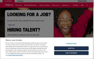 Adecco Staffing of Winchester website