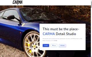 Carma Detail website