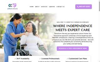 Committed companion Home care website