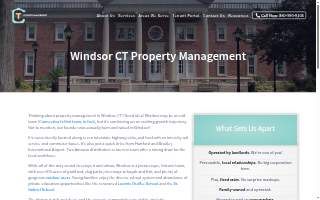 Connecticut Property Management of Windsor website