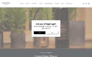 Crystal Ridge Winery website