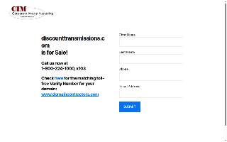 Discount Transmissions & Auto Service website