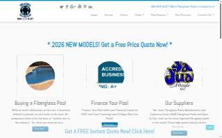 EZ Aqua Blue Sea Pools website