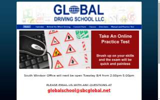 Global Driving School LLC website