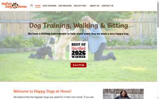 Happy Dogs At Home website