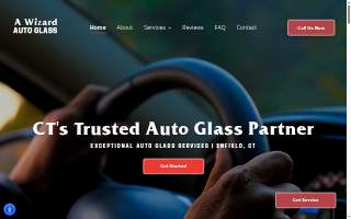 A Wizard Auto Glass website