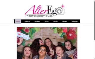Alter Ego Photo Booth Co. website