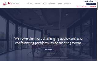 AV Solutions, LLC website