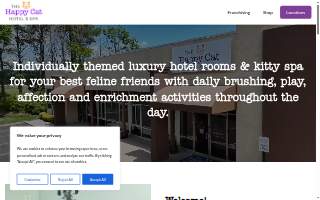 Happy Cat Hotel website
