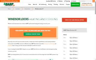 HARP Home Services - Air Conditioning, Heating, Plumbing, & Electrical website