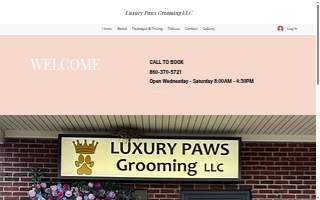 Luxury Paws Grooming LLC website