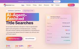 Neuskale Title Services website