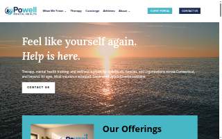 Powell Mental Health of Windsor Locks website