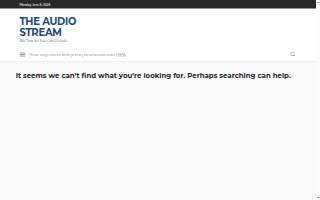 The Audio Store website