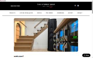 The Stereo Shop website