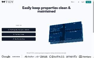 Tidy & Clean Cleaning Services LLC website